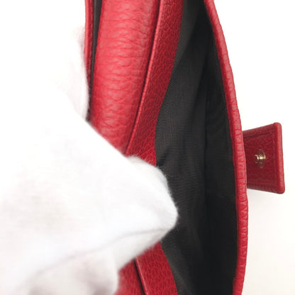 【中古品】【レディース】 GUCCI 7549F 8402 グッチ GGキャンバス Wホック 長財布 財布 181-260626-sm-04-otoh カラー：ベージュ レッド 万代Net店