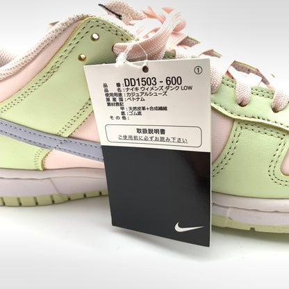 【中古美品】【レディース】 NIKE ナイキ DD1503-600 WMNS DUNK LOW "LIGHT SOFT PINK" スニーカー 靴 166-260623-st-09-otoh カラー：ライトソフトピンク/ゴースト-ライムアイス-ホワイト 万代Net店