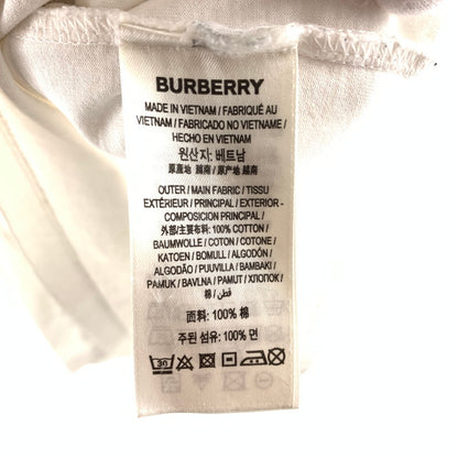 【中古品】【メンズ】 BURBERRY バーバリー Tシャツ 147-260430-ts-02-otoh サイズ：M カラー：ホワイト 万代Net店