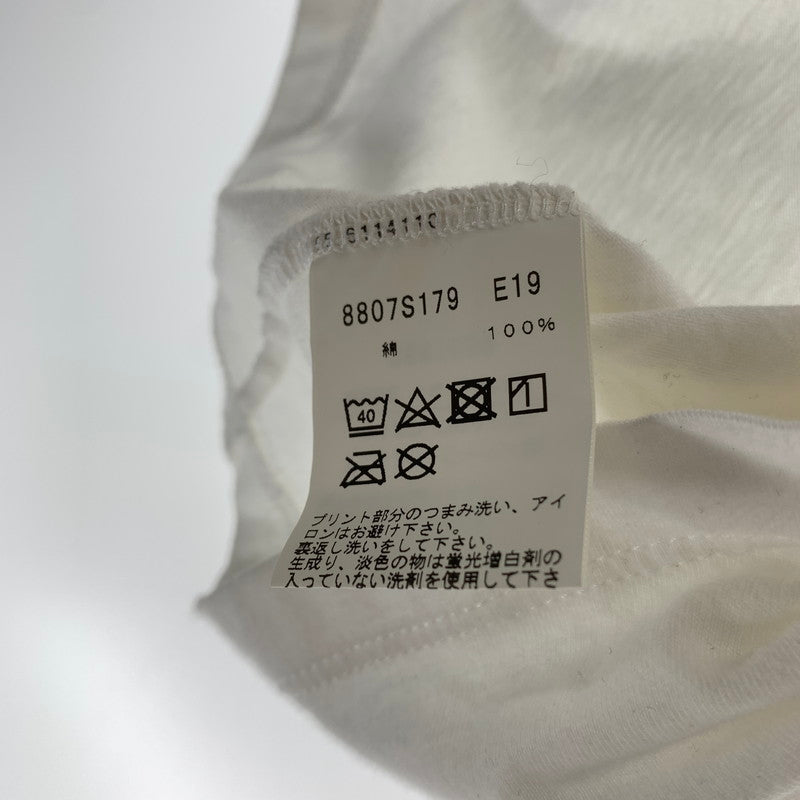 【中古品】【メンズ】 AGNES B. アニエスべー Tシャツ 半袖 ロゴプリント 147-260507-sy-04-otoh サイズ：M カラー：ホワイト系 万代Net店