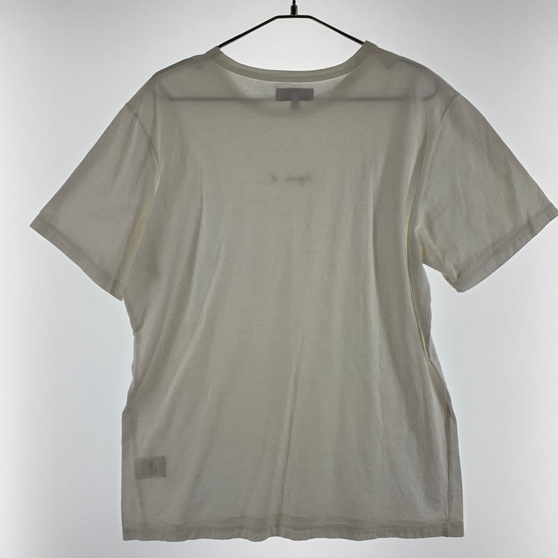 【中古品】【メンズ】 AGNES B. アニエスべー Tシャツ 半袖 ロゴプリント 147-260507-sy-04-otoh サイズ：M カラー：ホワイト系 万代Net店