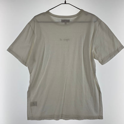 【中古品】【メンズ】 AGNES B. アニエスべー Tシャツ 半袖 ロゴプリント 147-260507-sy-04-otoh サイズ：M カラー：ホワイト系 万代Net店