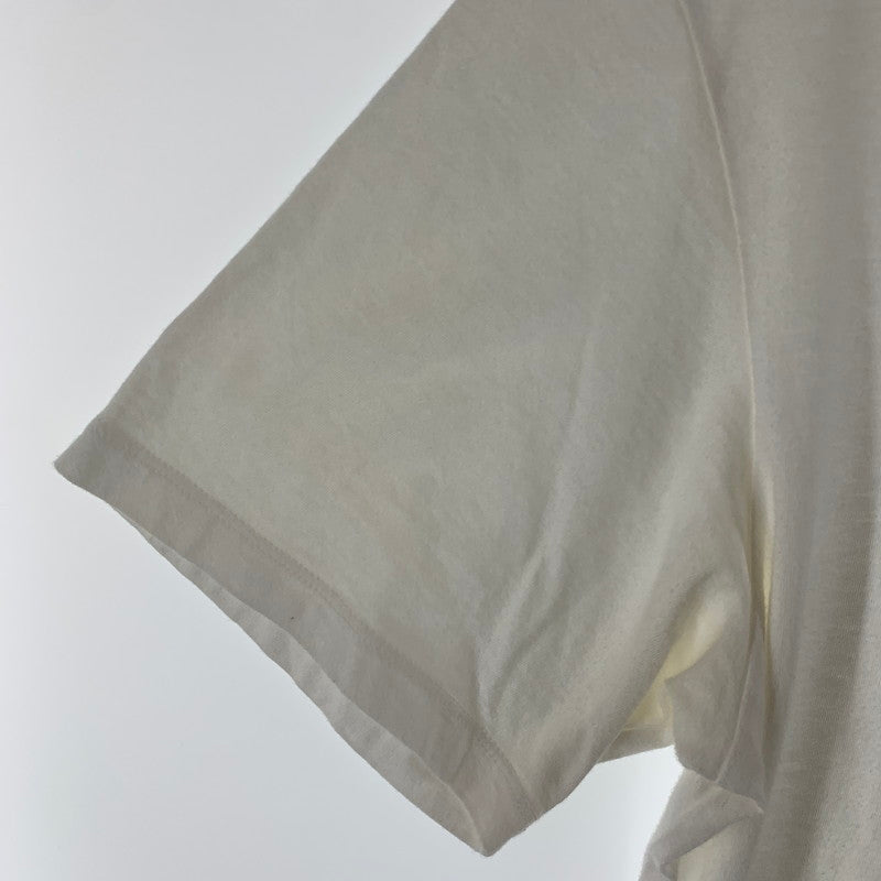 【中古品】【メンズ】 AGNES B. アニエスべー Tシャツ 半袖 ロゴプリント 147-260507-sy-04-otoh サイズ：M カラー：ホワイト系 万代Net店