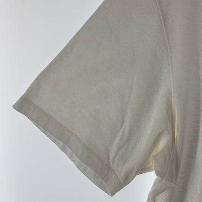 【中古品】【メンズ】 AGNES B. アニエスべー Tシャツ 半袖 ロゴプリント 147-260507-sy-04-otoh サイズ：M カラー：ホワイト系 万代Net店