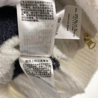 【中古品】【レディース】 GELATO PIQUE ボーダー柄ジップアップパーカー ライトアウター 147-260514-sy-01-otoh サイズ：F カラー：ホワイト/ブルー系 万代Net店