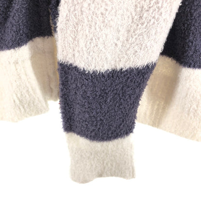 【中古品】【レディース】 GELATO PIQUE ボーダー柄ジップアップパーカー ライトアウター 147-260514-sy-01-otoh サイズ：F カラー：ホワイト/ブルー系 万代Net店