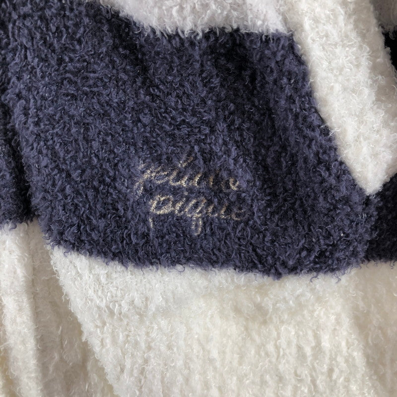 【中古品】【レディース】 GELATO PIQUE ボーダー柄ジップアップパーカー ライトアウター 147-260514-sy-01-otoh サイズ：F カラー：ホワイト/ブルー系 万代Net店