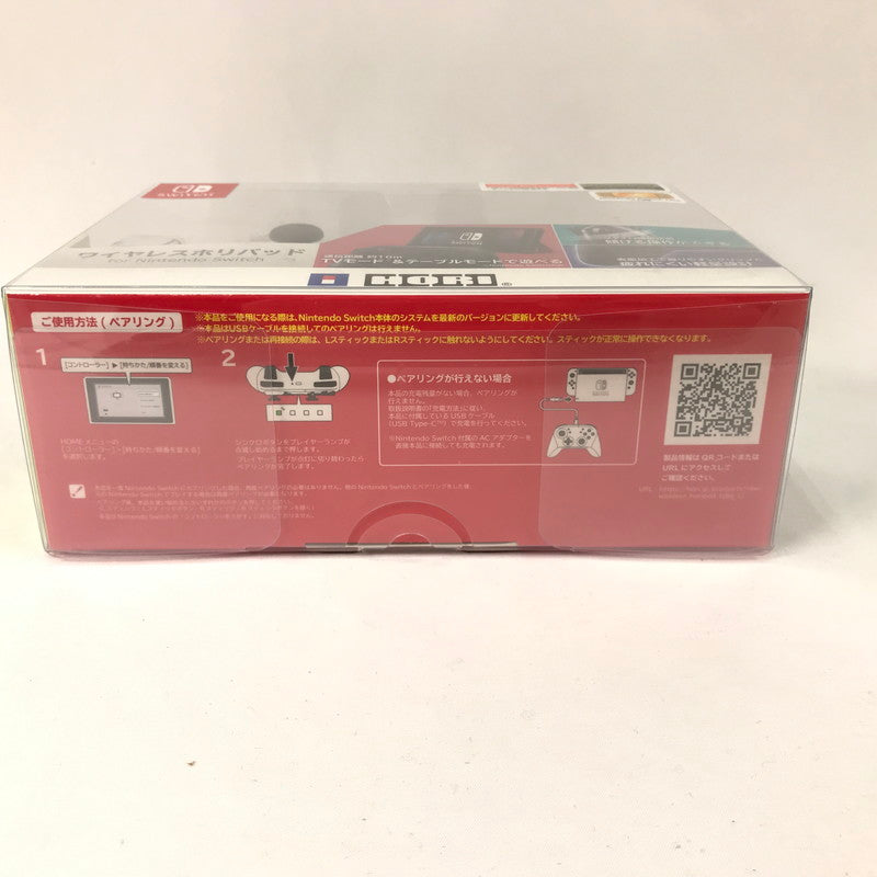 【未使用品】 ワイヤレスホリパッド for Nintendo Switch【Nintendo Switch対応】 024-260623-sy-02-oto 万代Net店