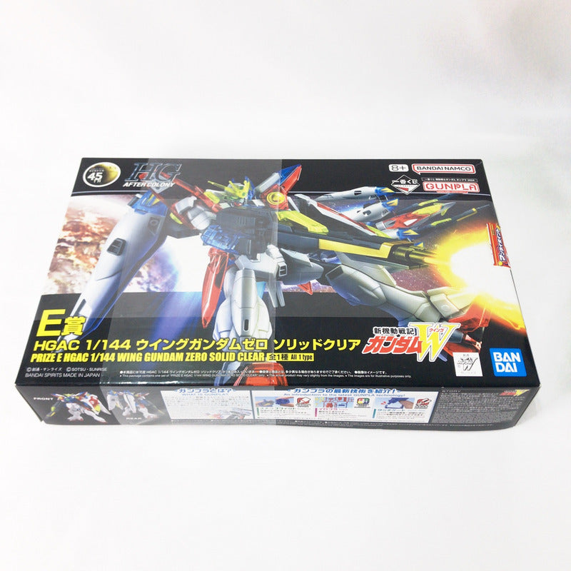 【中古美品】 未組立 一番くじ 機動戦士ガンダム ガンプラ 2024 E賞 HGAC ウイングガンダムゼロ ソリッドクリア プラモデル ガンプラ 058-261006-sy-01-otoh 万代Net店