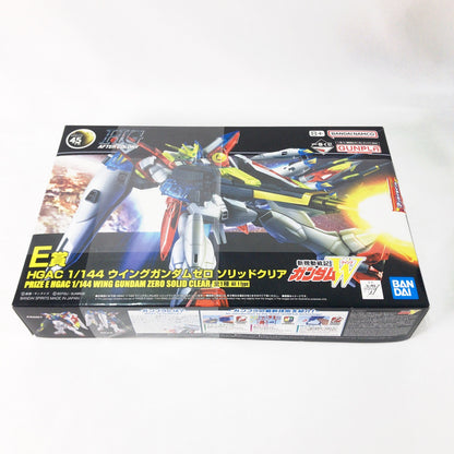 【中古美品】 未組立 一番くじ 機動戦士ガンダム ガンプラ 2024 E賞 HGAC ウイングガンダムゼロ ソリッドクリア プラモデル ガンプラ 058-261006-sy-01-otoh 万代Net店