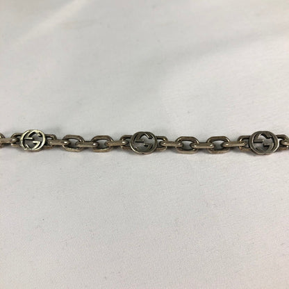 【中古品】【メンズ】 GUCCI グッチ インターロッキングG チェーン ブレスレット アクセサリー 192-260625-sm-01-otoh カラー：スターリングシルバー 万代Net店