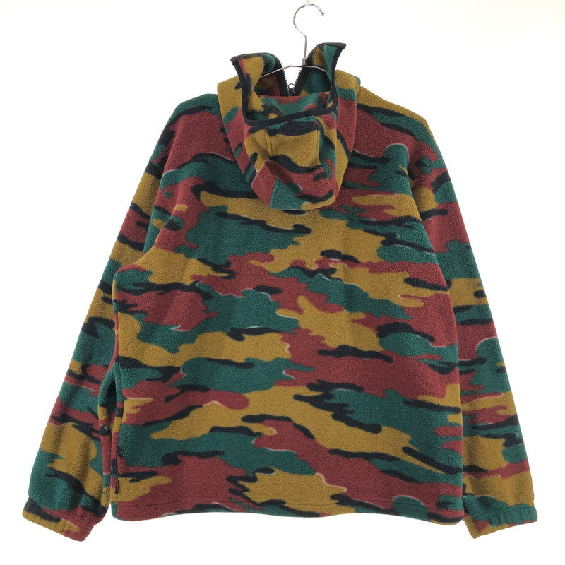 【中古品】【メンズ】 Supreme シュプリーム 23AW POLARTECFACEMASK HALF ZIP HOODED ポーラテック フェイスマスク ハーフジップ ボックスロゴ フーデッド フリース パーカー 149-260402-nm-03-otoh サイズ：M カラー：カモ/迷彩 万代Net店