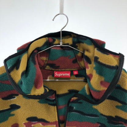 【中古品】【メンズ】 Supreme シュプリーム 23AW POLARTECFACEMASK HALF ZIP HOODED ポーラテック フェイスマスク ハーフジップ ボックスロゴ フーデッド フリース パーカー 149-260402-nm-03-otoh サイズ：M カラー：カモ/迷彩 万代Net店