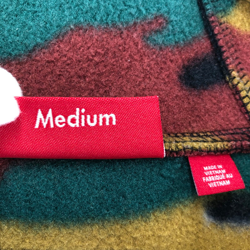 【中古品】【メンズ】 Supreme シュプリーム 23AW POLARTECFACEMASK HALF ZIP HOODED ポーラテック フェイスマスク ハーフジップ ボックスロゴ フーデッド フリース パーカー 149-260402-nm-03-otoh サイズ：M カラー：カモ/迷彩 万代Net店