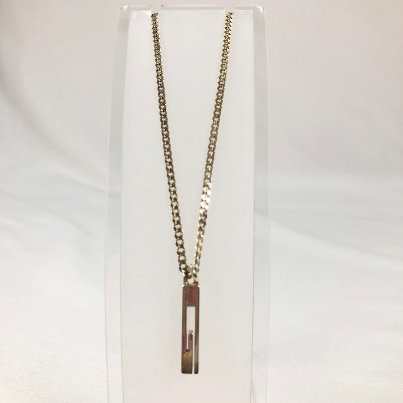【中古品】【メンズ】 GUUCI AG925 グッチ カットアウトG ペンダント ネックレス アクセサリー 192-260625-sm-05-otoh カラー：スターリングシルバー 万代Net店