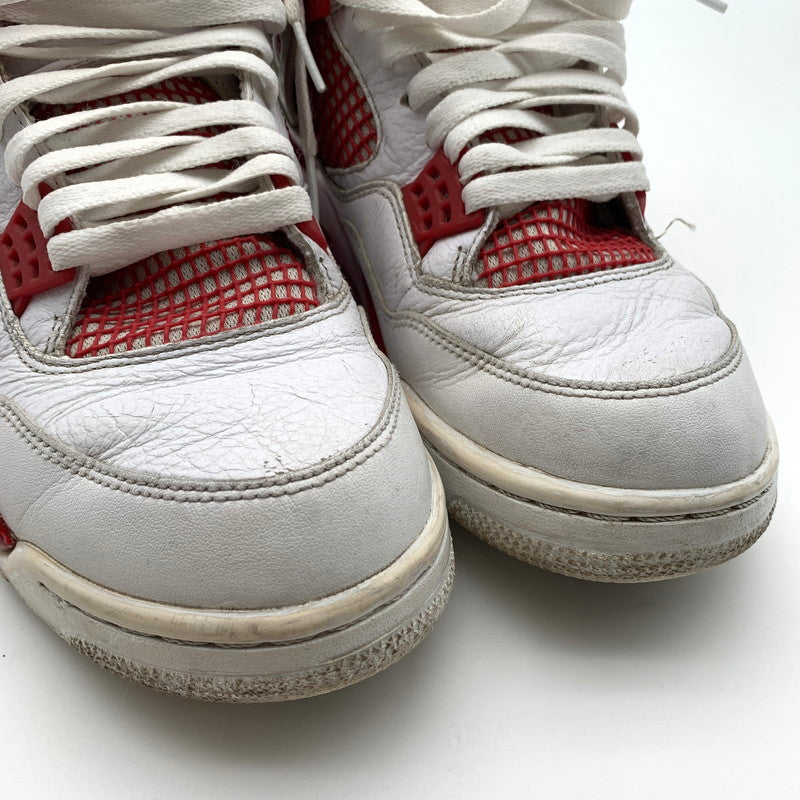 【中古品】【メンズ】 NIKE ナイキ 308497-106 AIR JORDAN 4 RETRO ALTERNATE 89 スニーカー 靴 160-260625-st-17-otoh カラー：ホワイト/ジムレッド 万代Net店