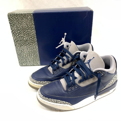 【中古品】【メンズ】 NIKE ナイキ CT8532-401 AIR JORDAN 3 RETRO ”MIDNIGHT NAVY" スニーカー 靴 160-260601-st-03-otoh カラー：ミッドナイトネイビー/セメントグレー/ホワイト 万代Net店