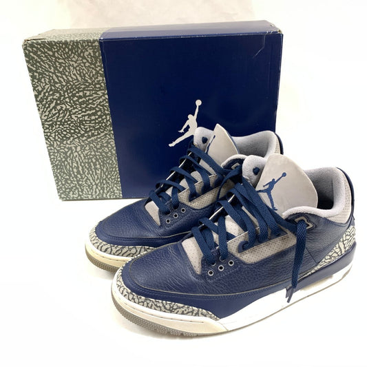【中古品】【メンズ】 NIKE ナイキ CT8532-401 AIR JORDAN 3 RETRO ”MIDNIGHT NAVY" スニーカー 靴 160-260601-st-03-otoh カラー：ミッドナイトネイビー/セメントグレー/ホワイト 万代Net店