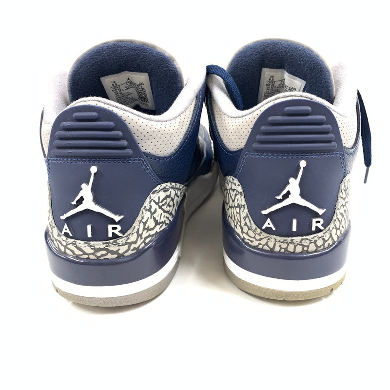 【中古品】【メンズ】 NIKE ナイキ CT8532-401 AIR JORDAN 3 RETRO ”MIDNIGHT NAVY" スニーカー 靴 160-260601-st-03-otoh カラー：ミッドナイトネイビー/セメントグレー/ホワイト 万代Net店