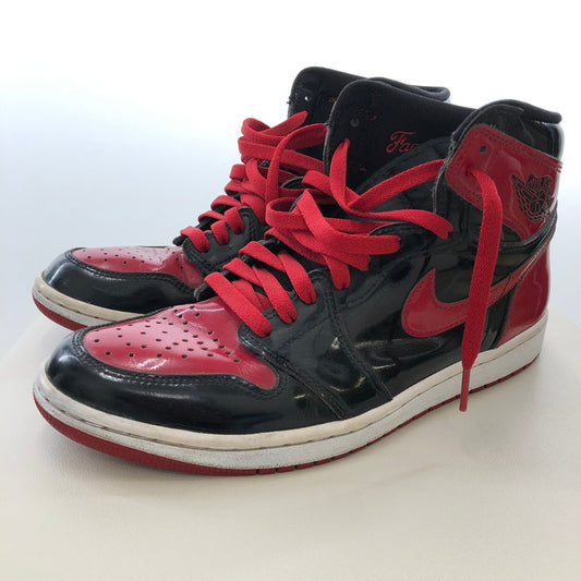 【中古品】【メンズ】 NIKE ナイキ 555088-063 AIR JORDAN 1 HIGH OG "PATENT BRED" エアジョーダン1 ハイ OG "パテントブレッド" スニーカー 160-260402-nm-05-otoh サイズ：28cm 万代Net店