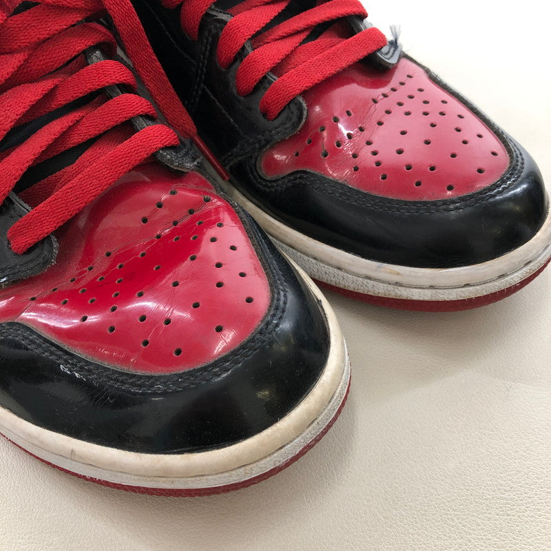 【中古品】【メンズ】 NIKE ナイキ 555088-063 AIR JORDAN 1 HIGH OG "PATENT BRED" エアジョーダン1 ハイ OG "パテントブレッド" スニーカー 160-260402-nm-05-otoh サイズ：28cm 万代Net店