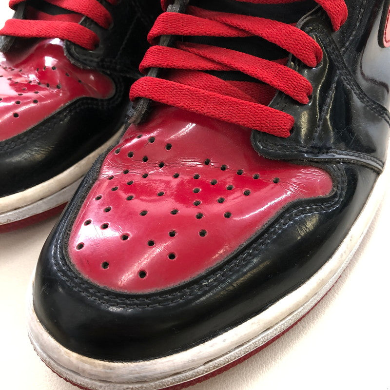 【中古品】【メンズ】 NIKE ナイキ 555088-063 AIR JORDAN 1 HIGH OG "PATENT BRED" エアジョーダン1 ハイ OG "パテントブレッド" スニーカー 160-260402-nm-05-otoh サイズ：28cm 万代Net店
