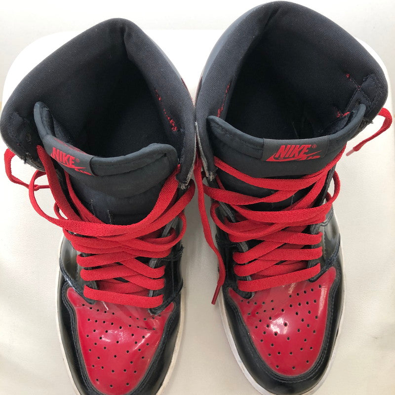 【中古品】【メンズ】 NIKE ナイキ 555088-063 AIR JORDAN 1 HIGH OG "PATENT BRED" エアジョーダン1 ハイ OG "パテントブレッド" スニーカー 160-260402-nm-05-otoh サイズ：28cm 万代Net店
