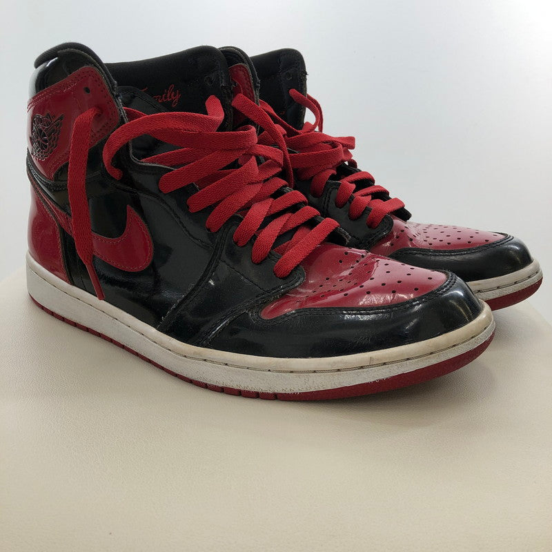 【中古品】【メンズ】 NIKE ナイキ 555088-063 AIR JORDAN 1 HIGH OG "PATENT BRED" エアジョーダン1 ハイ OG "パテントブレッド" スニーカー 160-260402-nm-05-otoh サイズ：28cm 万代Net店
