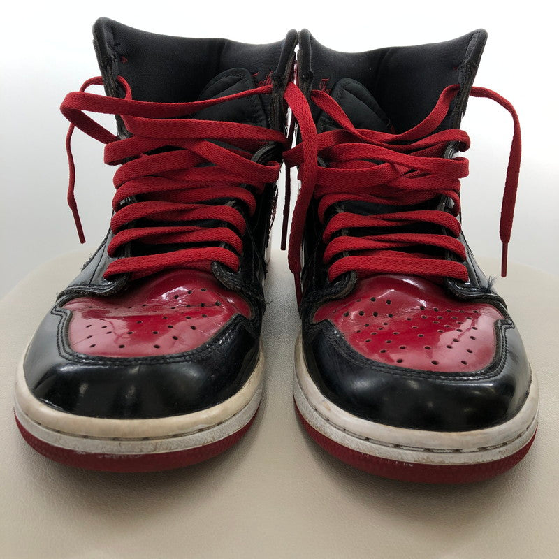 【中古品】【メンズ】 NIKE ナイキ 555088-063 AIR JORDAN 1 HIGH OG "PATENT BRED" エアジョーダン1 ハイ OG "パテントブレッド" スニーカー 160-260402-nm-05-otoh サイズ：28cm 万代Net店