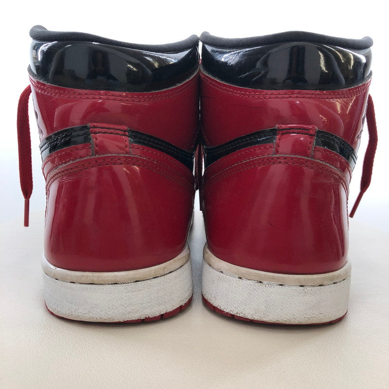 【中古品】【メンズ】 NIKE ナイキ 555088-063 AIR JORDAN 1 HIGH OG "PATENT BRED" エアジョーダン1 ハイ OG "パテントブレッド" スニーカー 160-260402-nm-05-otoh サイズ：28cm 万代Net店