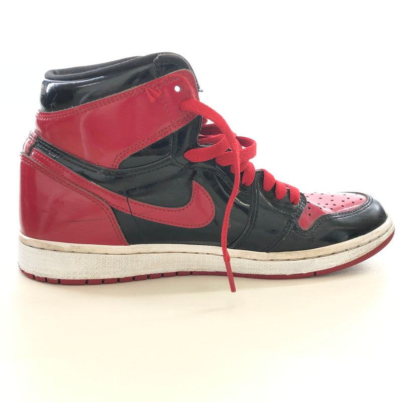 【中古品】【メンズ】 NIKE ナイキ 555088-063 AIR JORDAN 1 HIGH OG "PATENT BRED" エアジョーダン1 ハイ OG "パテントブレッド" スニーカー 160-260402-nm-05-otoh サイズ：28cm 万代Net店