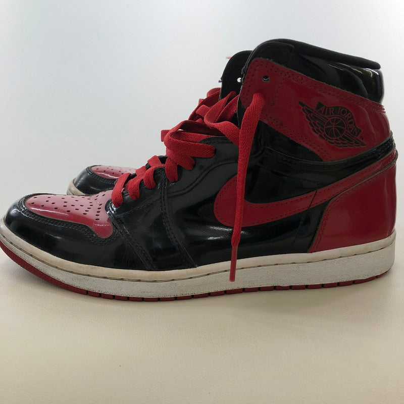 【中古品】【メンズ】 NIKE ナイキ 555088-063 AIR JORDAN 1 HIGH OG "PATENT BRED" エアジョーダン1 ハイ OG "パテントブレッド" スニーカー 160-260402-nm-05-otoh サイズ：28cm 万代Net店