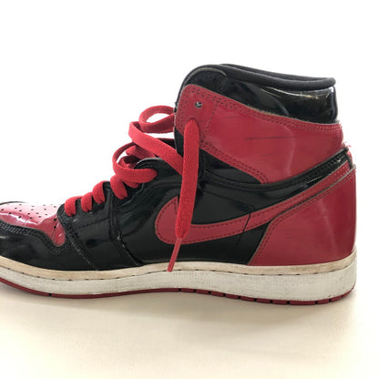 【中古品】【メンズ】 NIKE ナイキ 555088-063 AIR JORDAN 1 HIGH OG "PATENT BRED" エアジョーダン1 ハイ OG "パテントブレッド" スニーカー 160-260402-nm-05-otoh サイズ：28cm 万代Net店