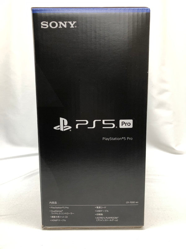 【中古美品】 未使用品 PlayStation 5 Pro(CFI-7000B01) 032-250221-rn-18-oto 万代Net店