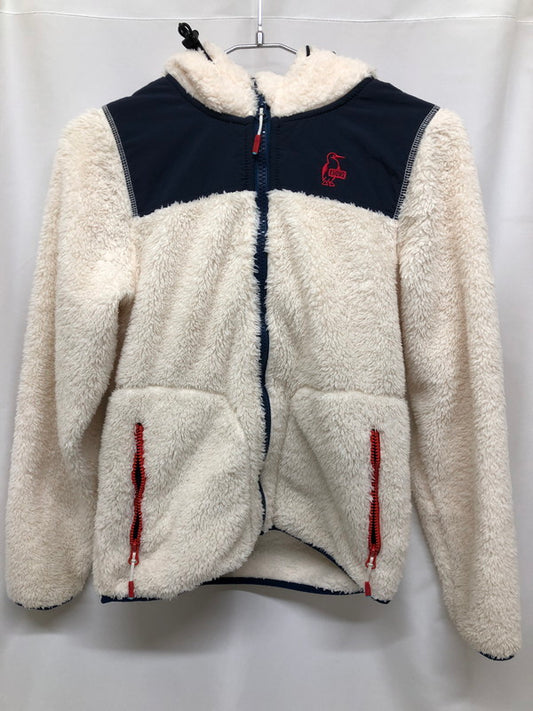 【中古品】【レディース】 CHUMS チャムス CHUMS CH14-1245 ELMO FREECE FULL ZIP PARKA 169-250223-rn-22-oto サイズ：M カラー：ホワイト 白　ネイビー　紺 万代Net店