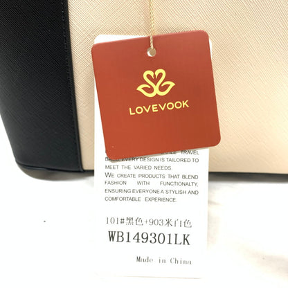 【中古品】【レディース】 LOVEVOOK ラブブーク LOVEVOOK　ラブブーク WB149301LK バッグ 188-250227-kn-1-oto カラー：ブラック/ベージュ 万代Net店