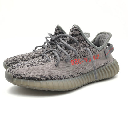 【中古品】【メンズ】 ADIDAS AH2203 YEEZY BOOST 350 V2 GREY BOLD ORANGE DGH SOLID GREY アディダス イージーブースト　350 V2 スニーカー 靴 161-260716-sm-04-otoh カラー：グレー 万代Net店