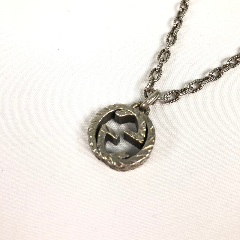【中古品】【メンズ】 GUCCI グッチ インターロッキングG エングレービング ネックレス アクセサリー 192-260625-sm-03-otoh カラー：スターリングシルバー 万代Net店
