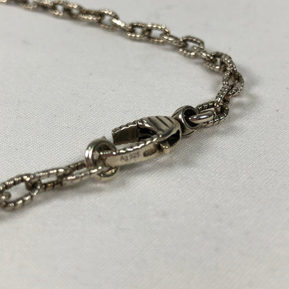【中古品】【メンズ】 GUCCI グッチ インターロッキングG エングレービング ネックレス アクセサリー 192-260625-sm-03-otoh カラー：スターリングシルバー 万代Net店