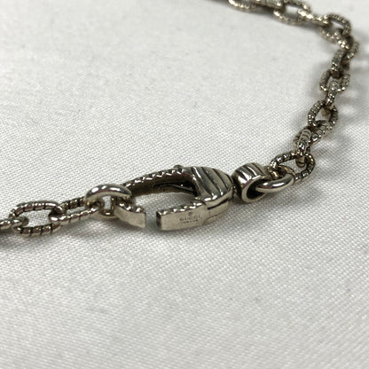 【中古品】【メンズ】 GUCCI グッチ インターロッキングG エングレービング ネックレス アクセサリー 192-260625-sm-03-otoh カラー：スターリングシルバー 万代Net店
