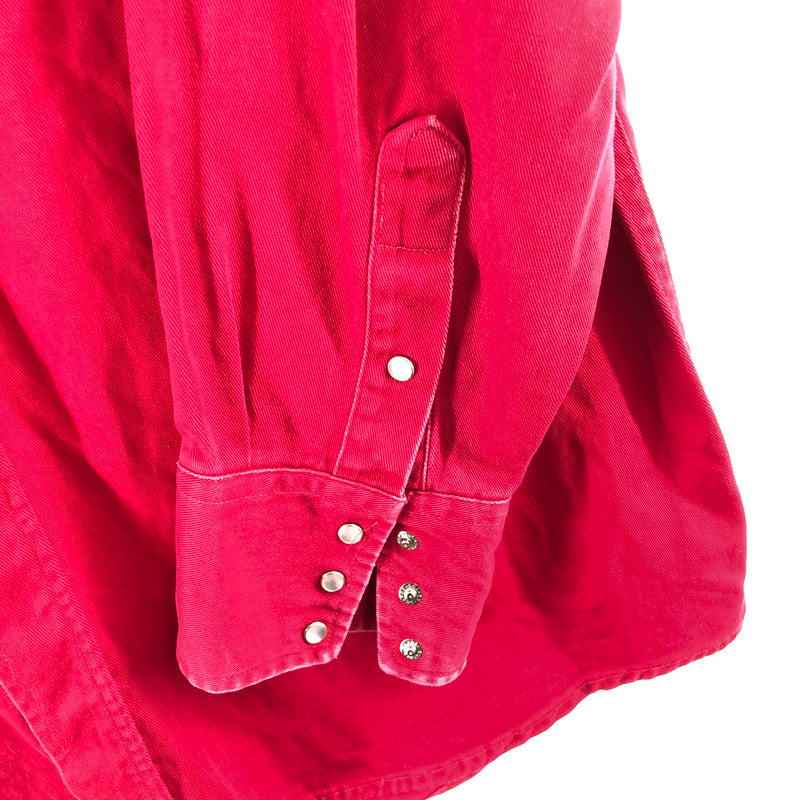 【中古品】【メンズ】 CARHARTT カーハート Rugged Outdoor Wear ウエスタン長袖シャツ 147-260514-sy-02-otoh カラー：レッド系 万代Net店