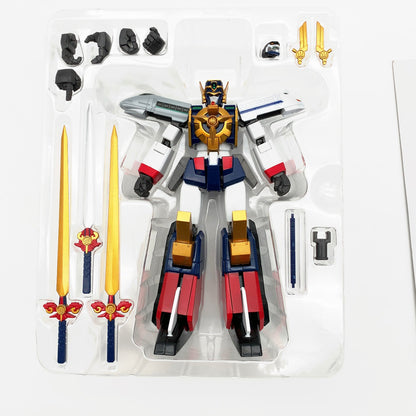 【中古品】 開封済み スーパーロボット超合金 マイトガイン トライデントステージ付き 057-261005-st-04-otoh 万代Net店