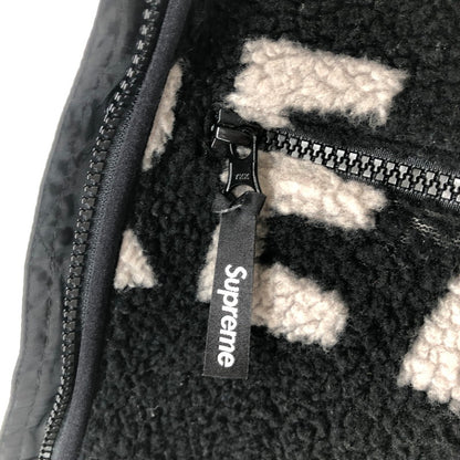 【中古品】【メンズ】 SUPREME シュプリーム REVERSIBLE LOGO FLEECE JACKET リバーシブルジャケット 149-260511-sy-01-otoh サイズ：L カラー：ブラック系 万代Net店