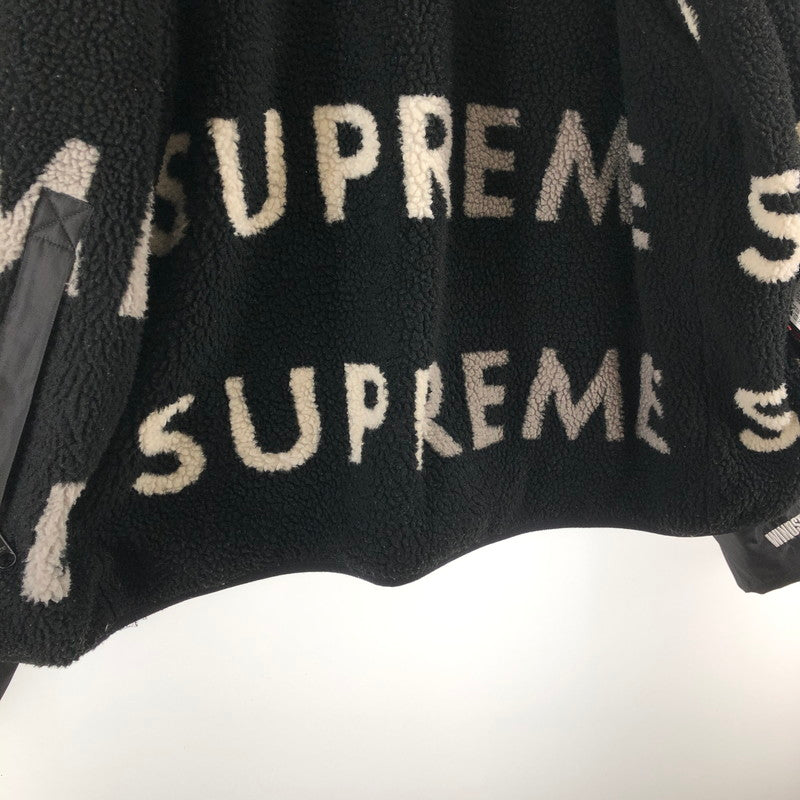 【中古品】【メンズ】 SUPREME シュプリーム REVERSIBLE LOGO FLEECE JACKET リバーシブルジャケット 149-260511-sy-01-otoh サイズ：L カラー：ブラック系 万代Net店