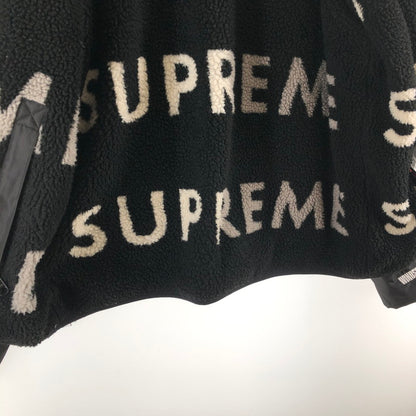【中古品】【メンズ】 SUPREME シュプリーム REVERSIBLE LOGO FLEECE JACKET リバーシブルジャケット 149-260511-sy-01-otoh サイズ：L カラー：ブラック系 万代Net店