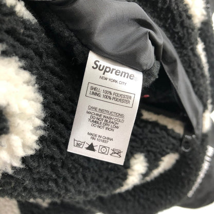 【中古品】【メンズ】 SUPREME シュプリーム REVERSIBLE LOGO FLEECE JACKET リバーシブルジャケット 149-260511-sy-01-otoh サイズ：L カラー：ブラック系 万代Net店