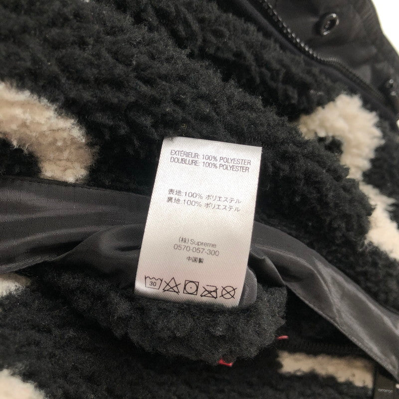 【中古品】【メンズ】 SUPREME シュプリーム REVERSIBLE LOGO FLEECE JACKET リバーシブルジャケット 149-260511-sy-01-otoh サイズ：L カラー：ブラック系 万代Net店