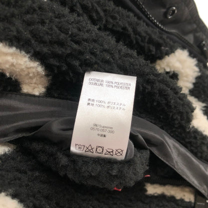 【中古品】【メンズ】 SUPREME シュプリーム REVERSIBLE LOGO FLEECE JACKET リバーシブルジャケット 149-260511-sy-01-otoh サイズ：L カラー：ブラック系 万代Net店