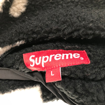 【中古品】【メンズ】 SUPREME シュプリーム REVERSIBLE LOGO FLEECE JACKET リバーシブルジャケット 149-260511-sy-01-otoh サイズ：L カラー：ブラック系 万代Net店