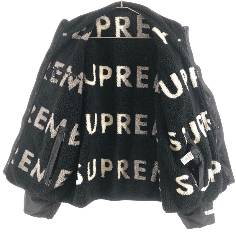 【中古品】【メンズ】 SUPREME シュプリーム REVERSIBLE LOGO FLEECE JACKET リバーシブルジャケット 149-260511-sy-01-otoh サイズ：L カラー：ブラック系 万代Net店